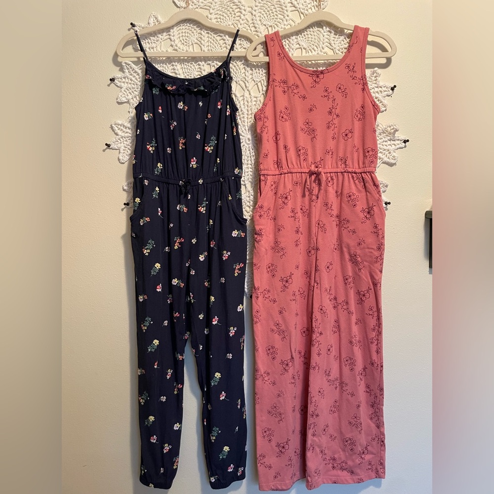 Pair of Girls Jumpsuits